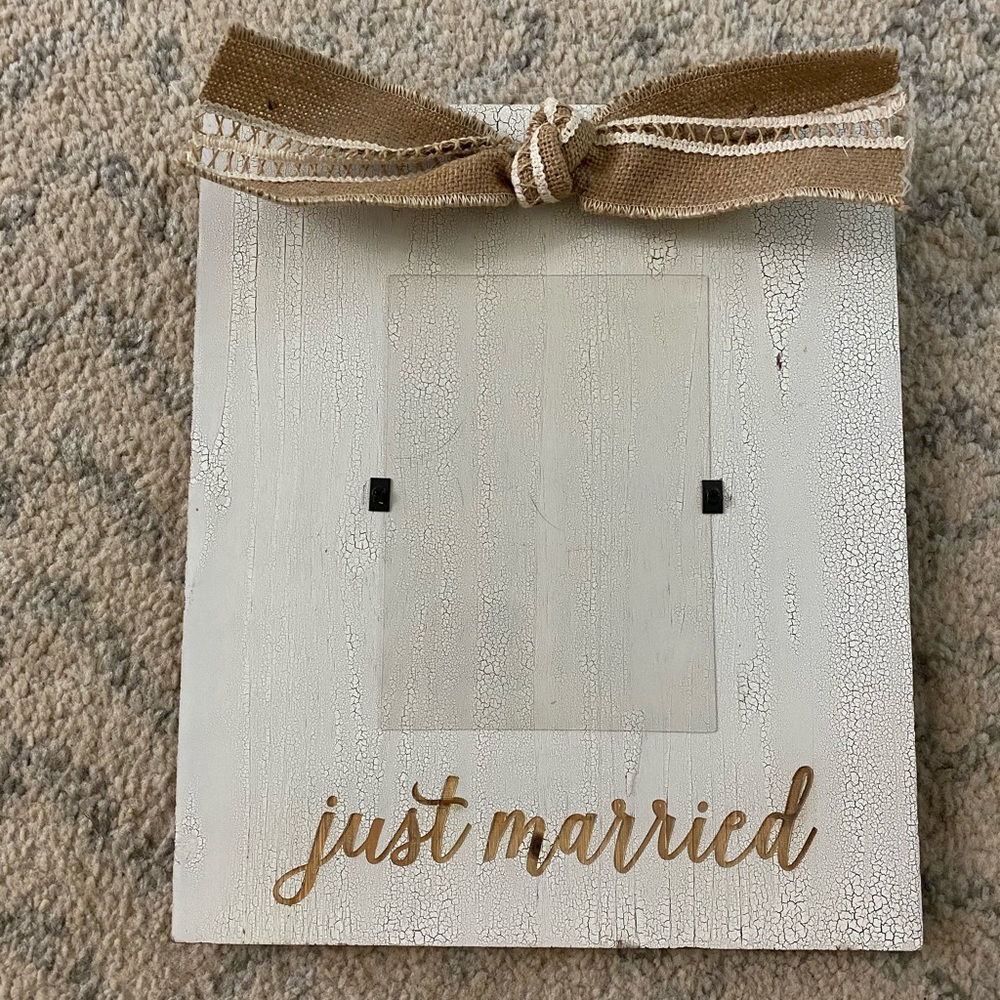 Mudpie ‘Just Married’ Frame!